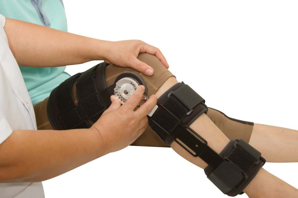 doctor adjustable angle knee brace support for leg or knee injur